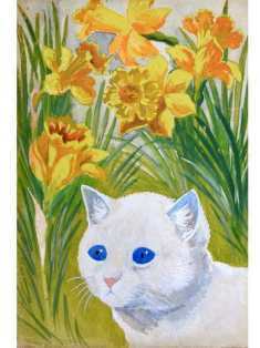 0-74-02-Cat-and-Daffodils-gazou-web.jpg